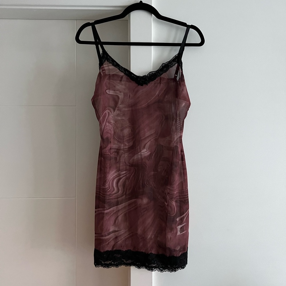 Mesh Slip Dress